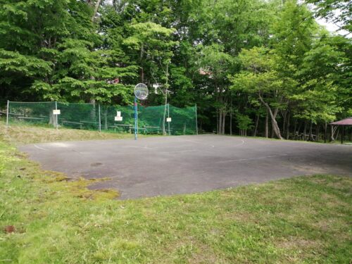 藤野ののさわ公園のバスケットボールコート