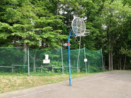 藤野ののさわ公園のバスケットゴール
