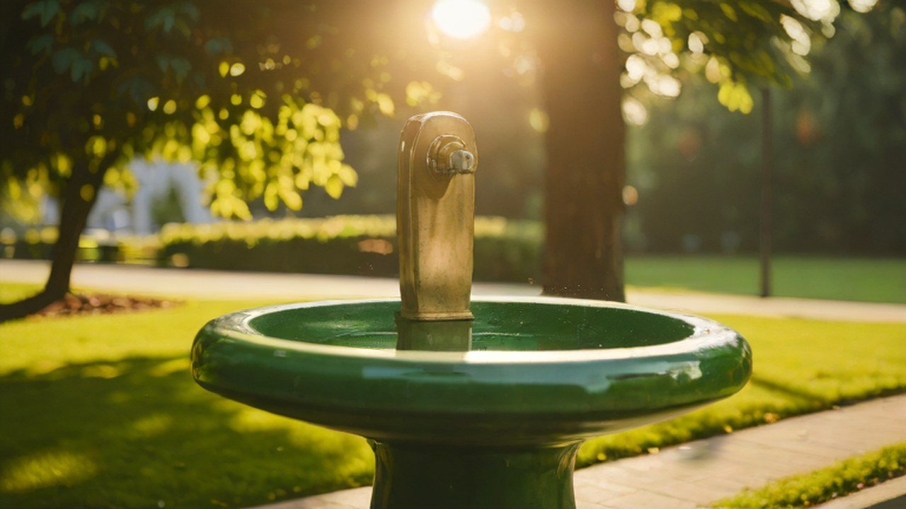 水飲み場のある公園
