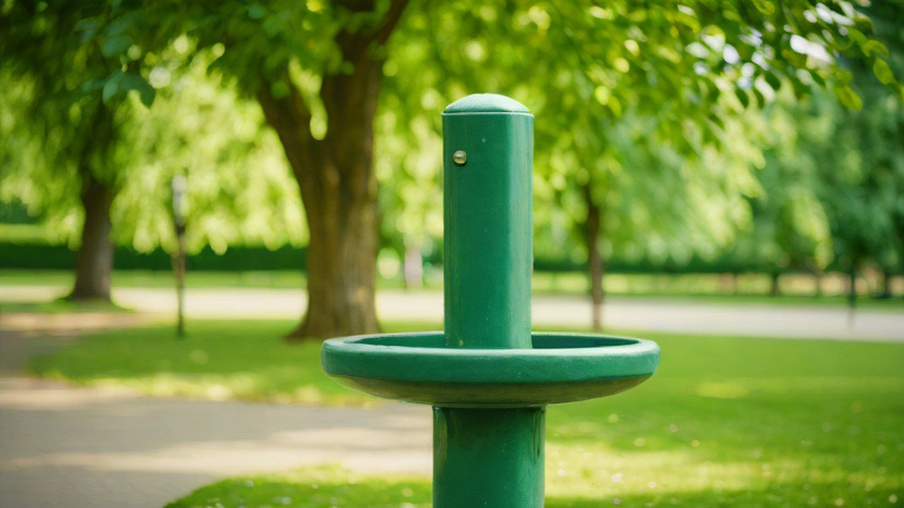 水飲み場のある公園