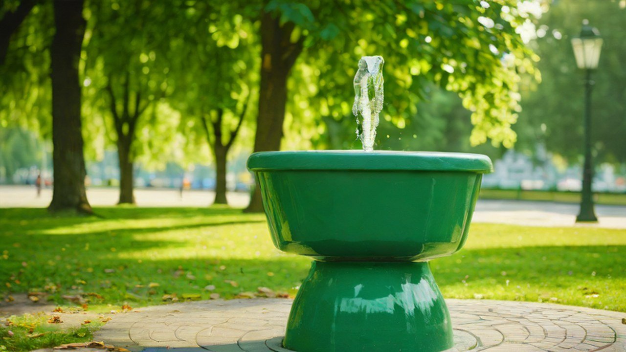 水飲み場のある公園