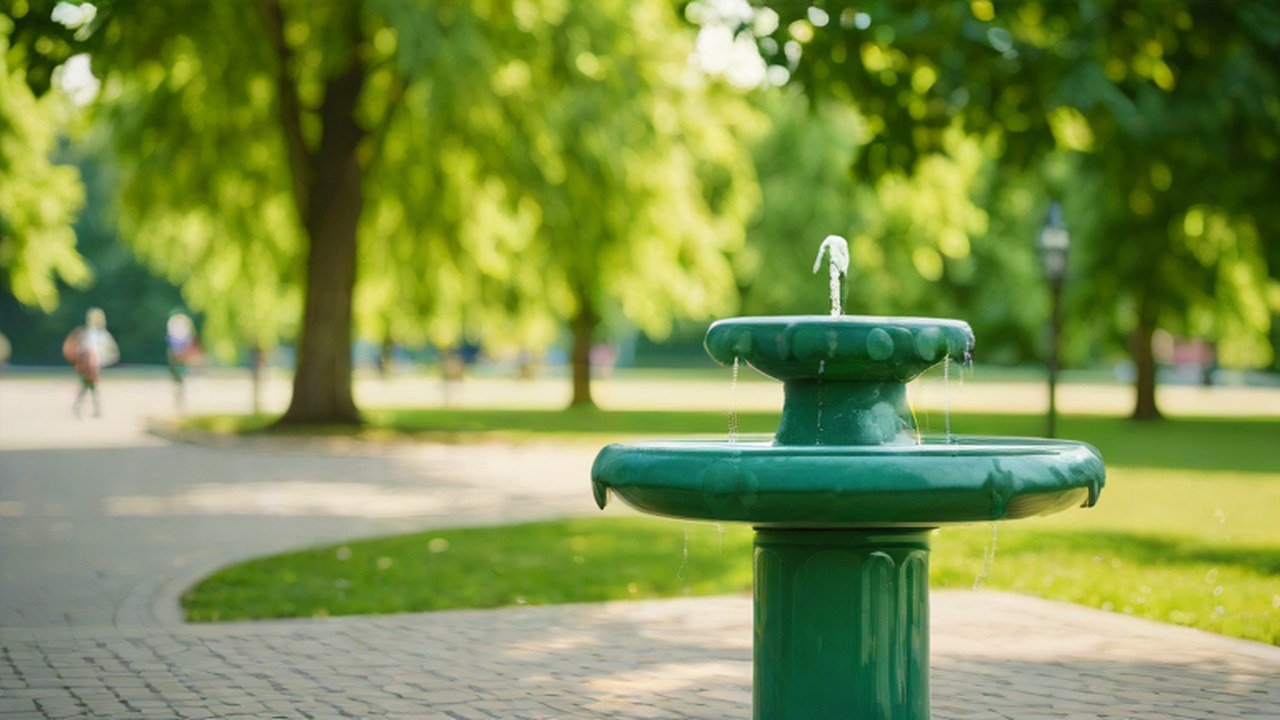 水飲み場のある公園
