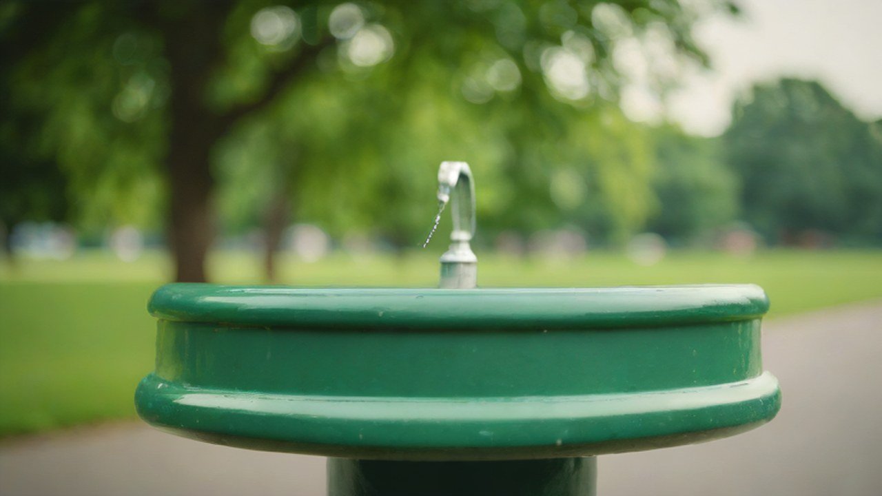 水飲み場のある公園