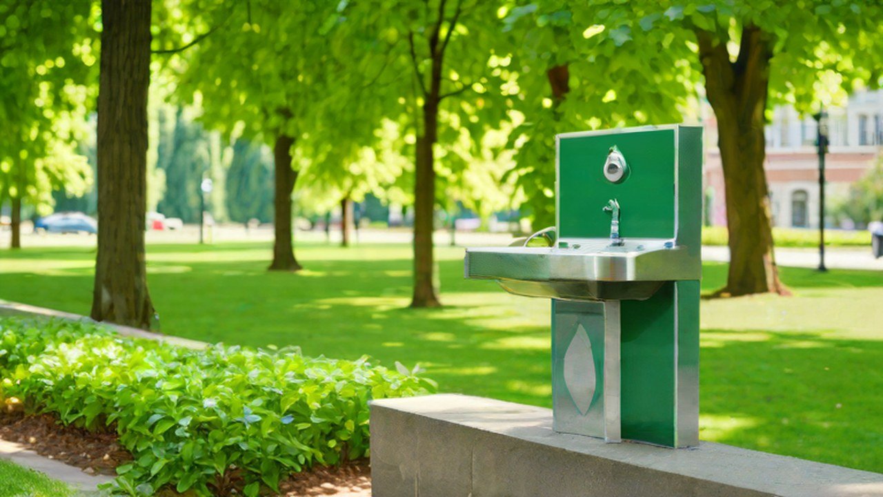 水飲み場のある公園