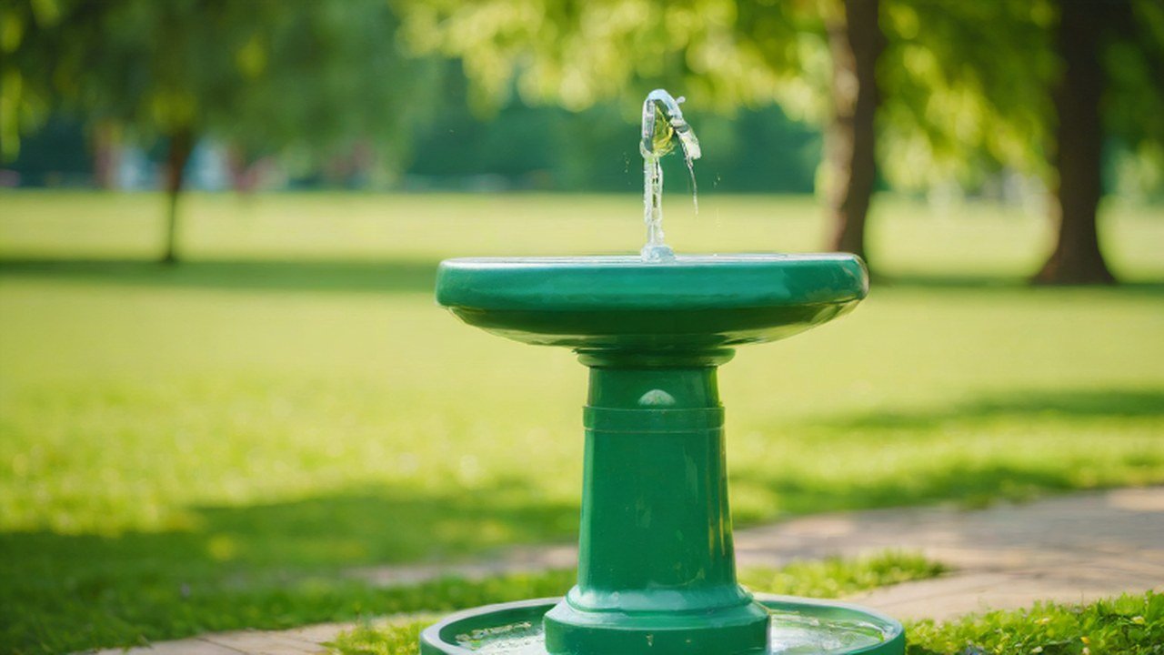 水飲み場のある公園