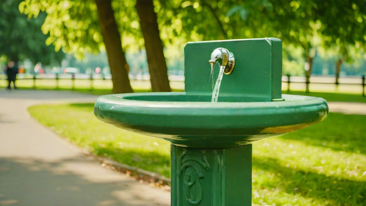水飲み場のある公園