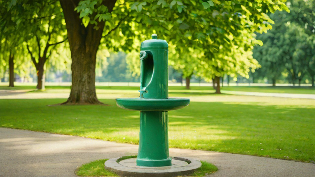 水飲み場のある公園