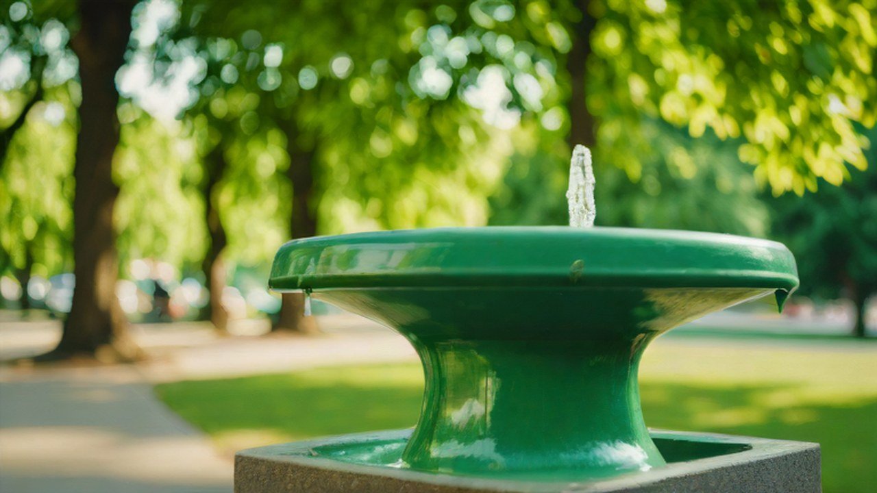 水飲み場のある公園