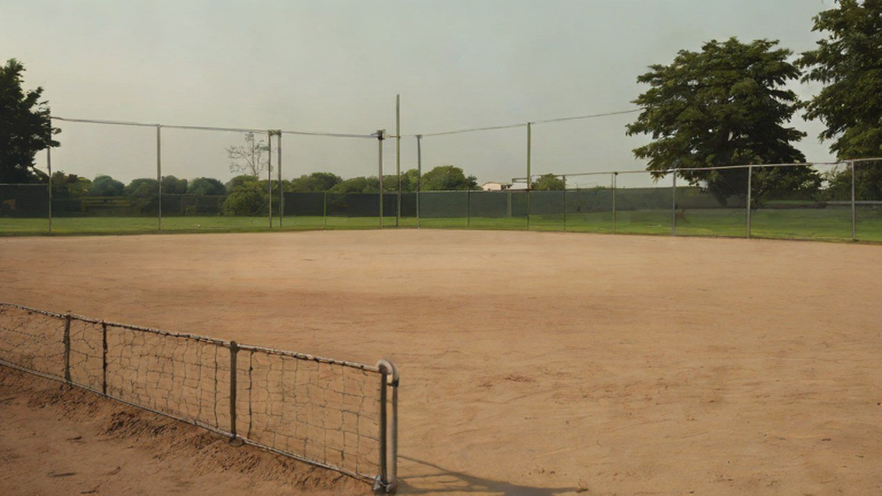 野球場のある公園