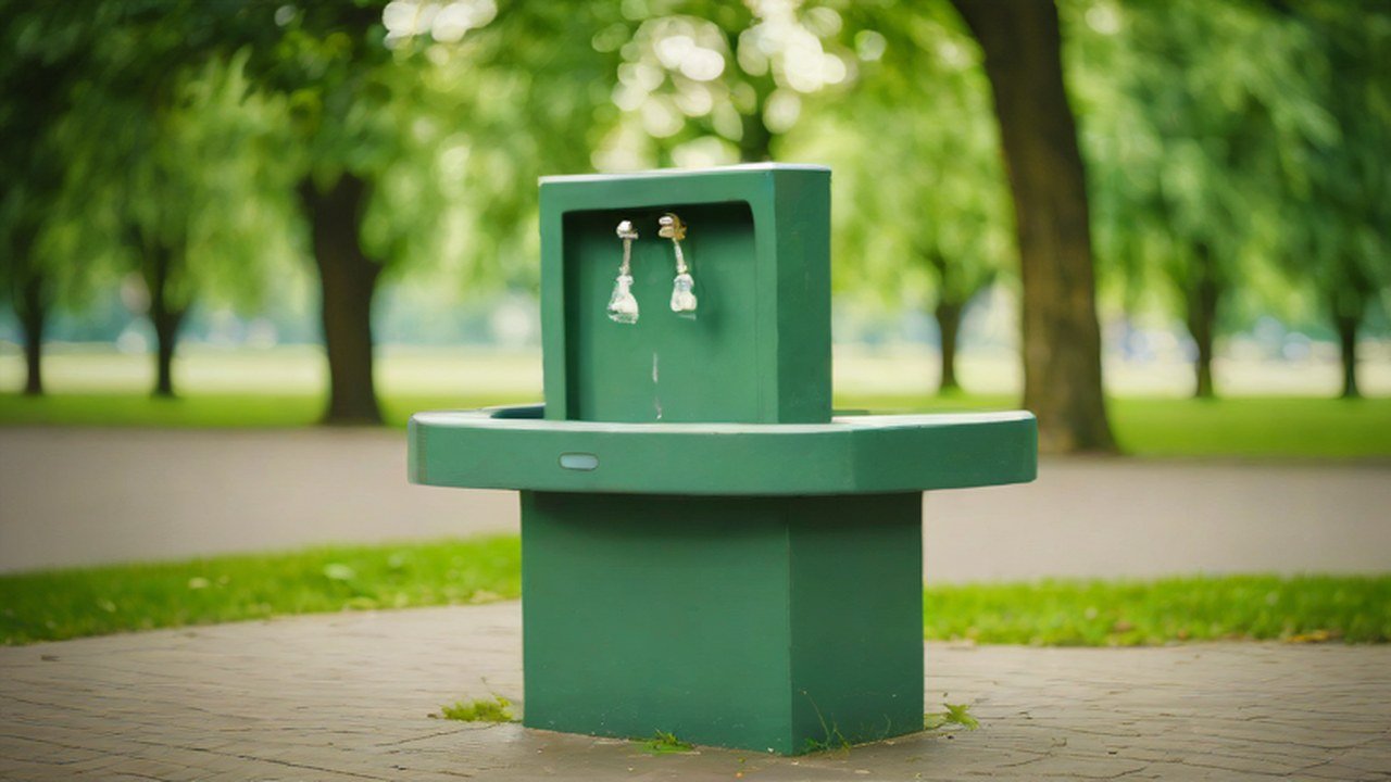 水飲み場のある公園