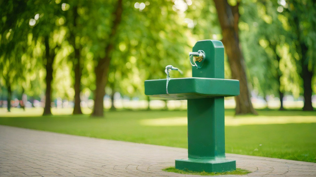 水飲み場のある公園